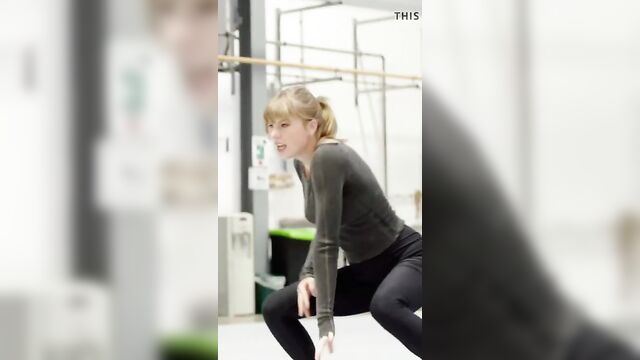 Taylor Swift dance practice