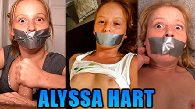 Tiny Redhead Alyssa Hart Duct Tape Gagged In Three Hot Gag Fetish Videos