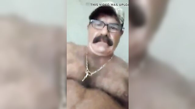 Mature Mexican Mustache Jerks and Cums