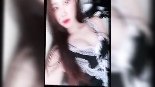 IG Streamer HanKyung cum tribute 1