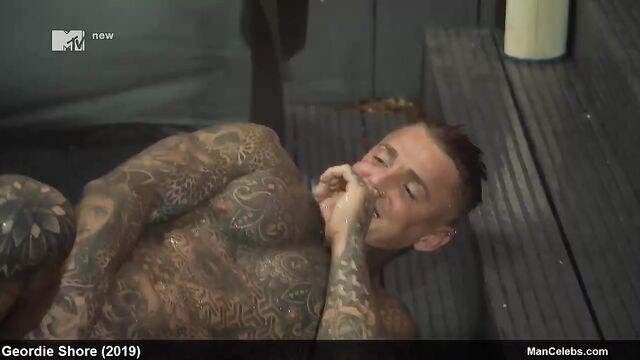 Hot Tattoo Model Beau Brennan naked during reality show