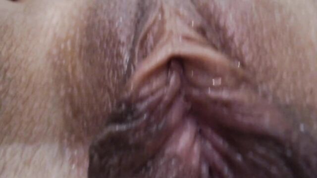 Huge Wet Labia up Close