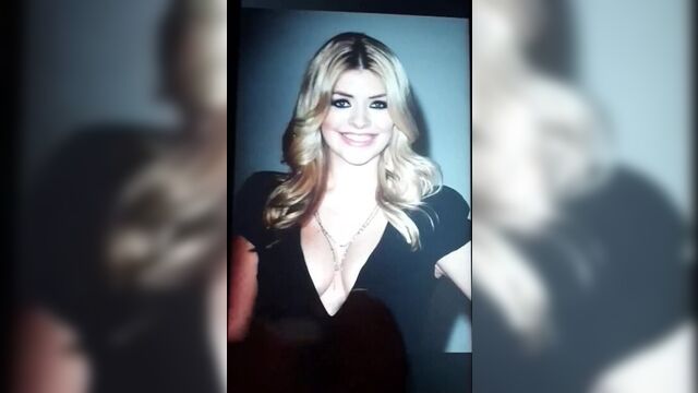 HOLLY WILLOUGHBY GETS CUMMED TRIBUTE