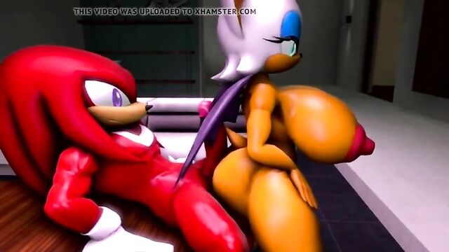 Rouge and knuckles