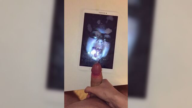 Cum tribute - Massive cumshot for Snapchat Girl Alexa