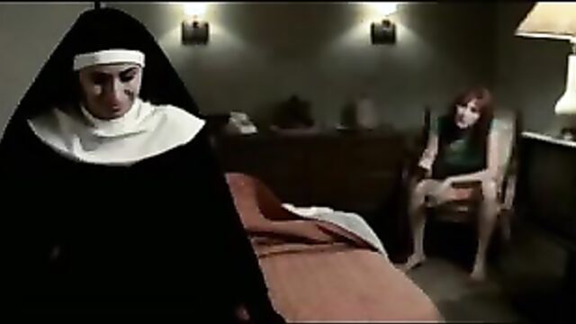 Lesbian scene from movie Nude Nuns with Big Guns
