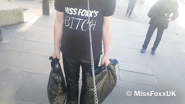 Mistress Foxx Public Bitch Walk