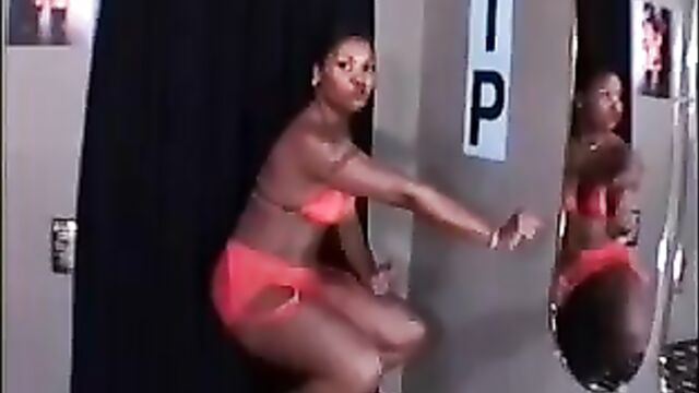 Sexy Black Dancer BODY Strips Nude