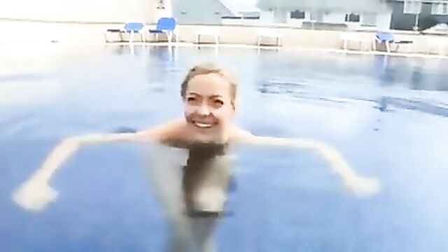 Cherry Healey, British television presenter’s naked ass