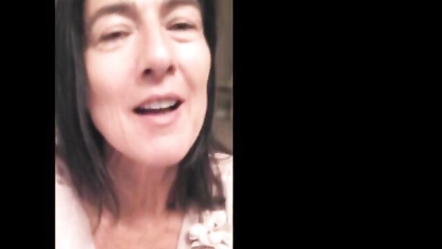 Pervy Grandmother Talks About Cum On Her Face