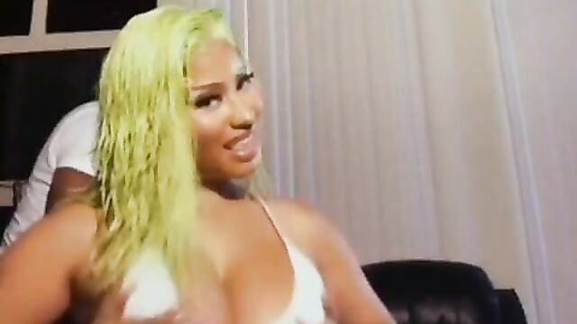 Nicki Minaj teasing you with her big boobs