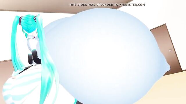 Hatsune Miku Breasts And Ass Expansion