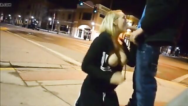 Street blowjob