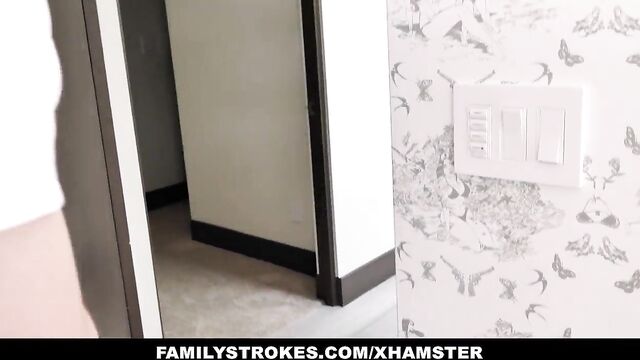 FamilyStrokes - Hot Stepmom Teaches Her Teens How To Fuck