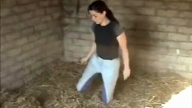 Girl Wets Her Jodhpurs