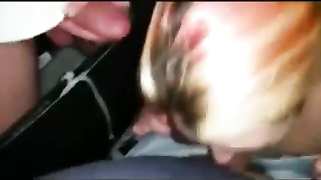 Young Blonde loves cum at ADULT THEATER