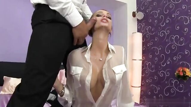 Hot Erica Fontes loves getting mouthfucked