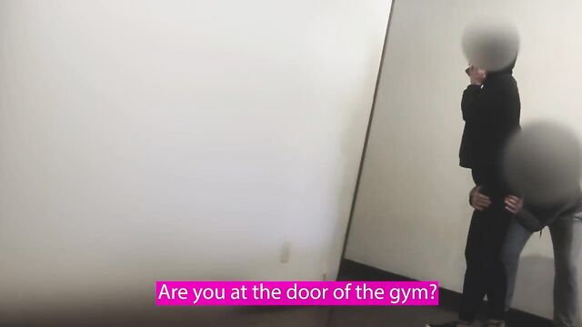 Married woman is at the neighbor's house sucking dick while her husband thinks she's at the gym.