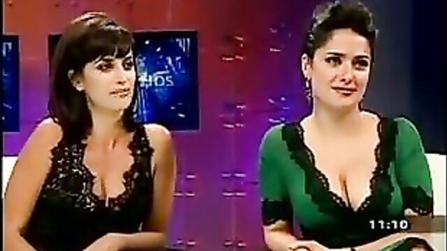 Salma Hayek and her nice tits.