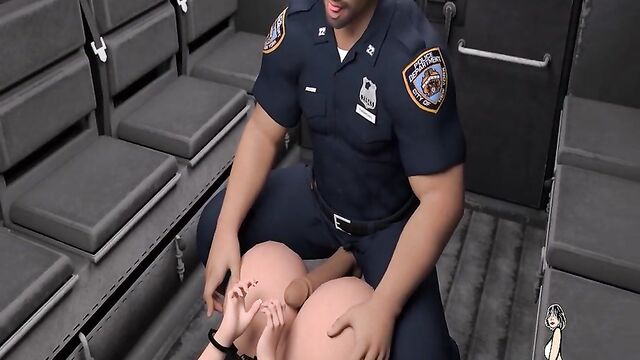 Freaky MILF gets fucked good by long dick corrections officer