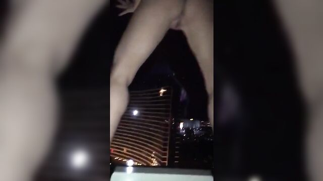 Naked Window Dancing In Vegas