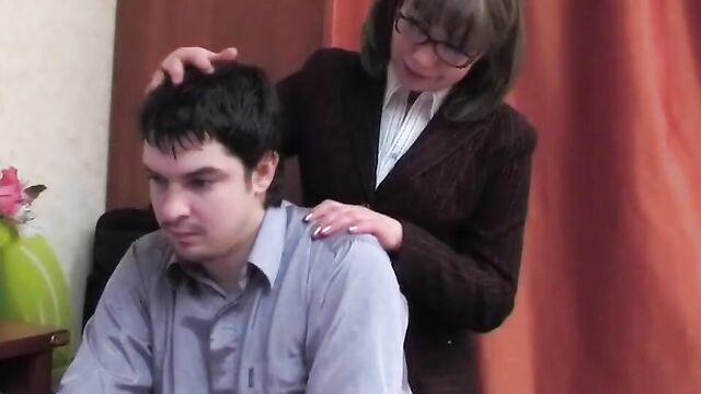 Russian Dissolute Mommy Gloria & cunt-hunter Adam 3