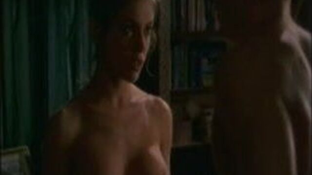 Alyssa Milano Black Bra & Topless