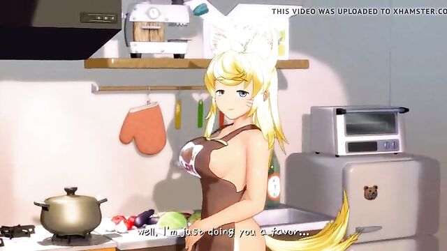 Liru in kitchen Hentai