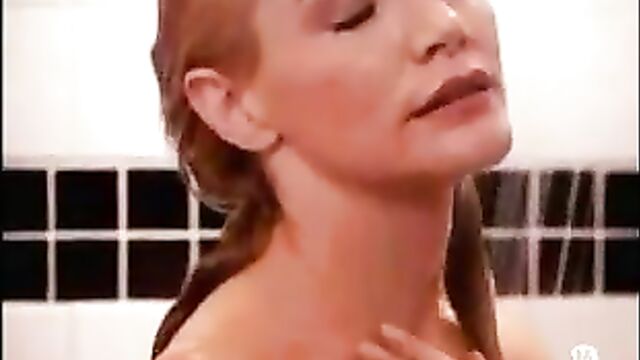 Shannon Tweed getting clean (shower)