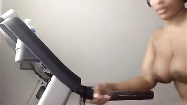 Nude Sista exercise Treadmill Pt. 2