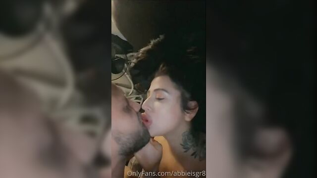 Amateur girl sucks and fucks with her boyfriend