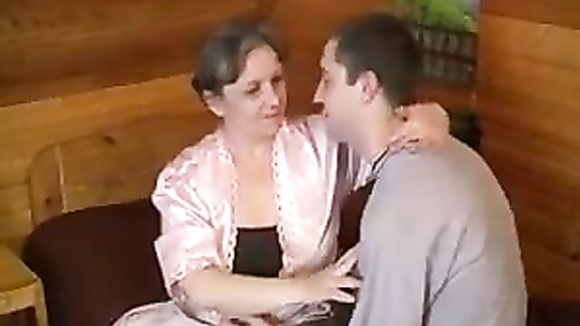 Russian stepmother fucks NOT her son