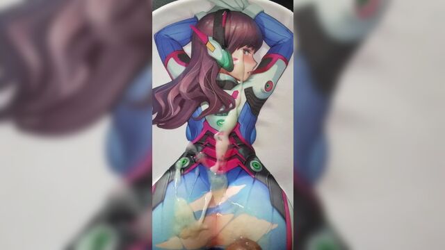 D.VA (Overwatch) Mousepad Cum Tribute 2