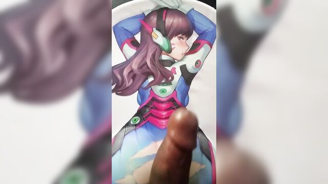 D.VA (Overwatch) Mousepad Cum Tribute 2