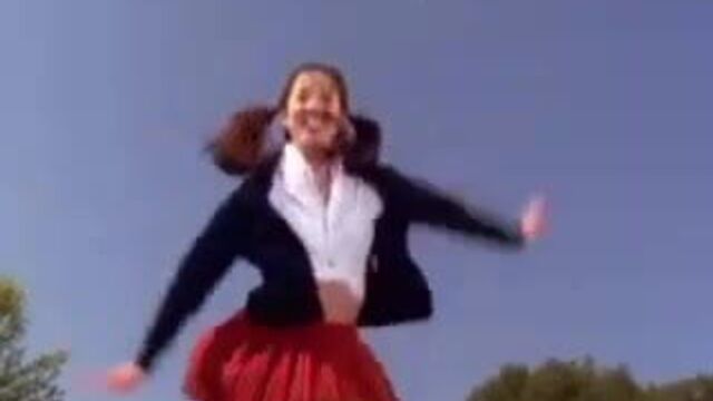 Girls on Trampoline