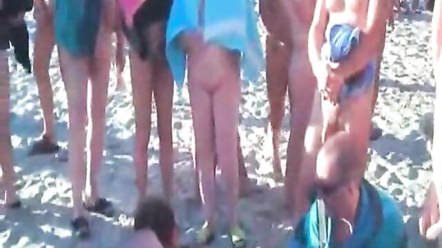 Velvet Swingers Club nude beach sex party