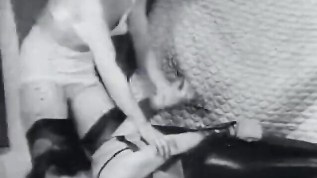 Bonded Girl gets Spanked by Mistress (1950s Vintage)