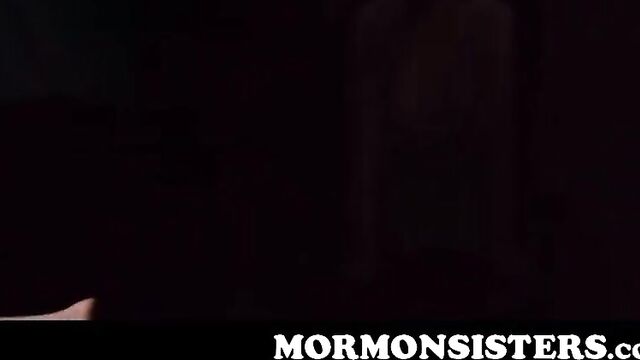 Two Hot Mormon Teen Sisters Punish Young Blonde With Orgasms