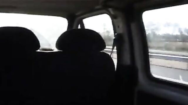 Sophie fucked in pantyhose by truck drivers