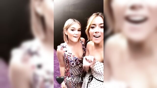 Chloe Bennet says she wants to sit on Olivia Holt