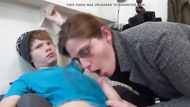 Mom Catches Step Son Jerking Then Finishes Him