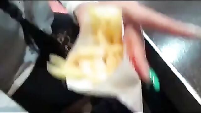 cum on french fries