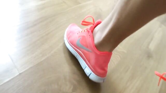 My sexy nike pink sneakers