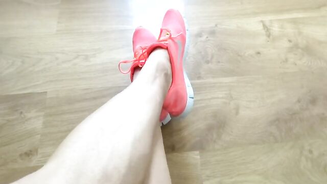 My sexy nike pink sneakers