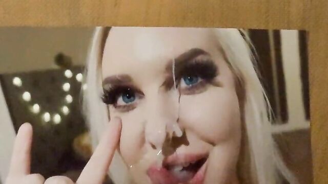 Tara Babcock 3x multiple cumshot on her face cumtribute
