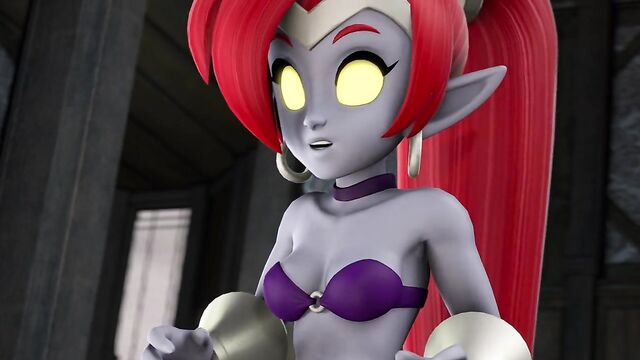 Futa Shantae Jerks Off Her Big Wiener