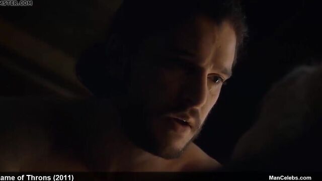 Male Celebrity Kit Harington Nude And Sex Scenes In GOT