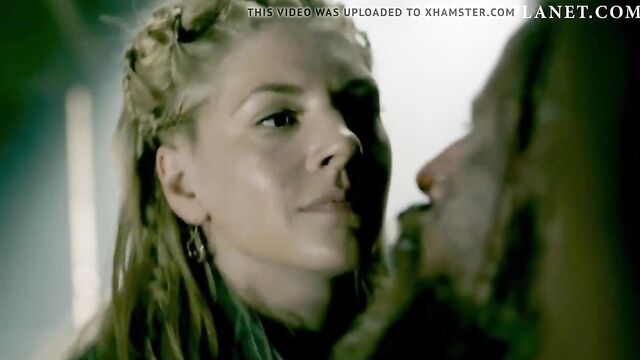 Katheryn Winnick Rides King Harald On ScandalPlanet.Com