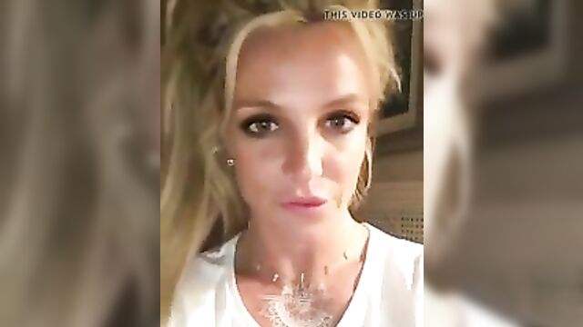 Fucking hot Britney Spears cum face