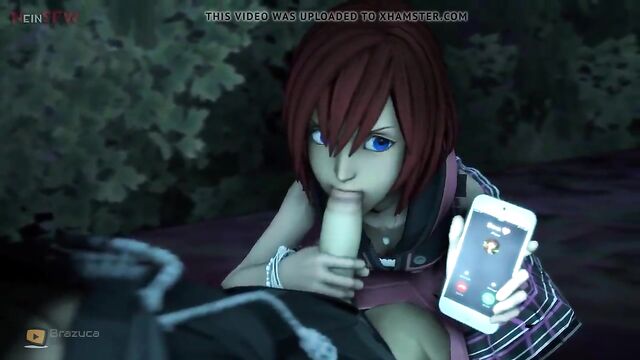 Kairi enjoying her Time with Axel!